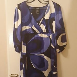 Vintage style silk dress